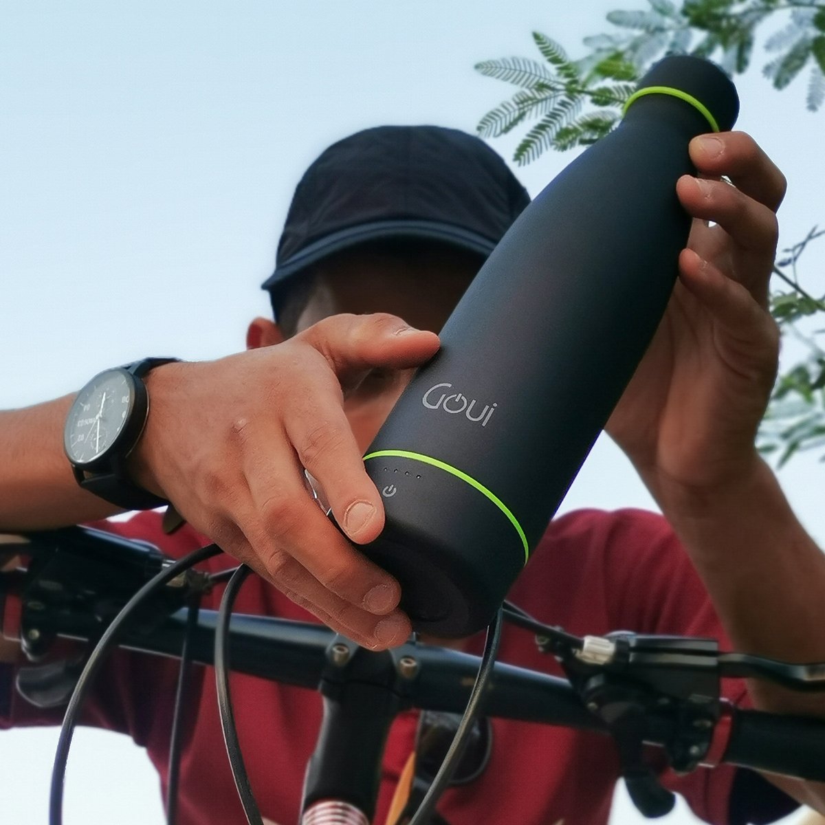 GOUI Loch Bottle Wireless Power Bank 6000mAh – Portable Bottle Design Multiple colors
