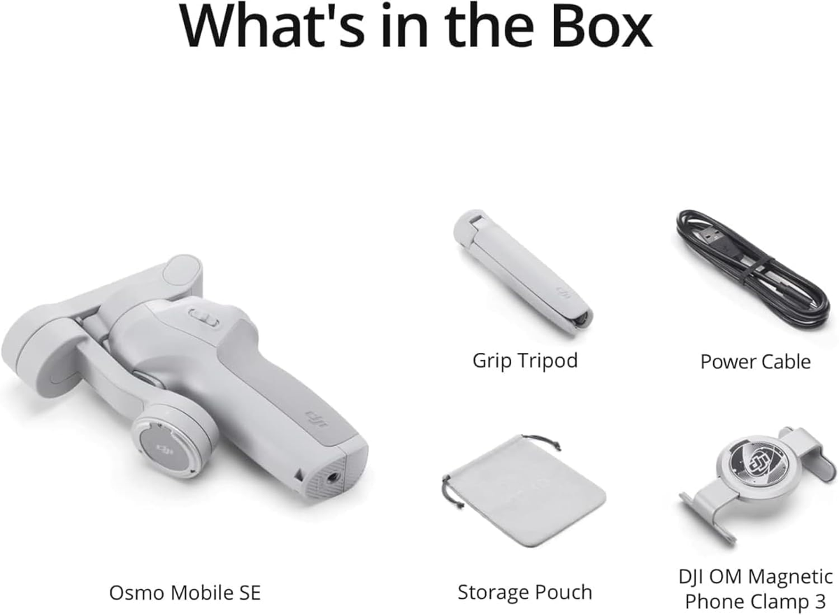 DJI OSMO Mobile SE Intelligent Gimbal 3-Axis Phone Gimbal