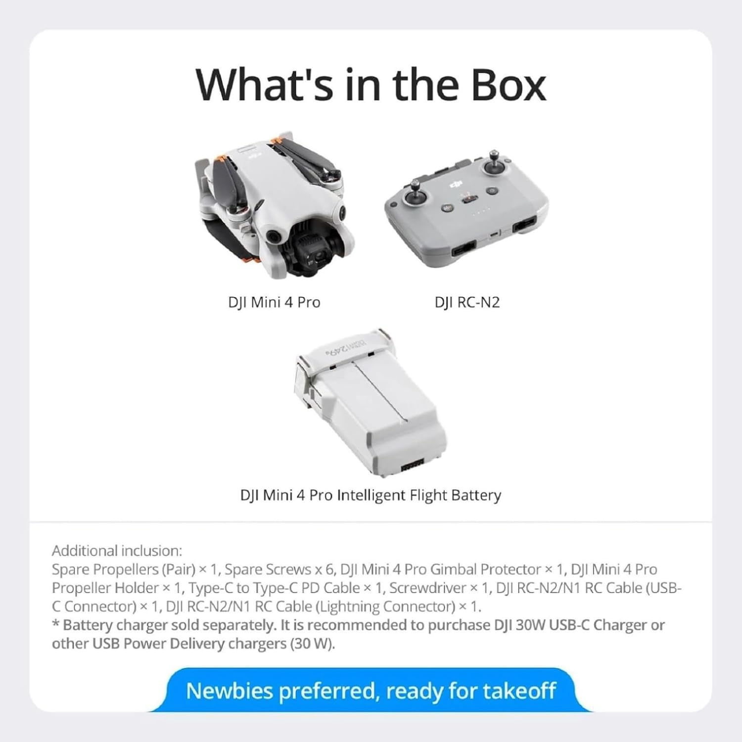 DJI DRONE MINI 4 PRO WITH REMOTE CONTROL RC-N2