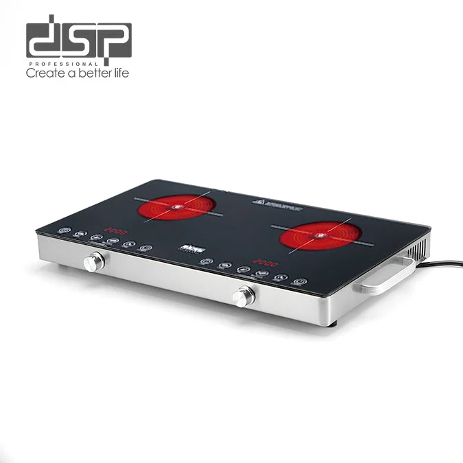 DSP 2000W Infrared Cooker – Dual Zone Electric Cooker with 10 Heat Settings & Touch KD5079