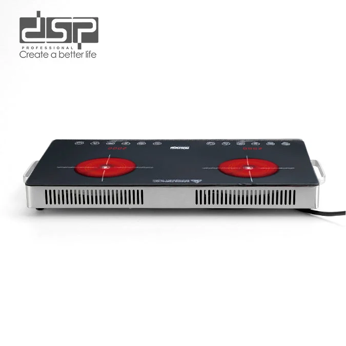 DSP 2000W Infrared Cooker – Dual Zone Electric Cooker with 10 Heat Settings & Touch KD5079