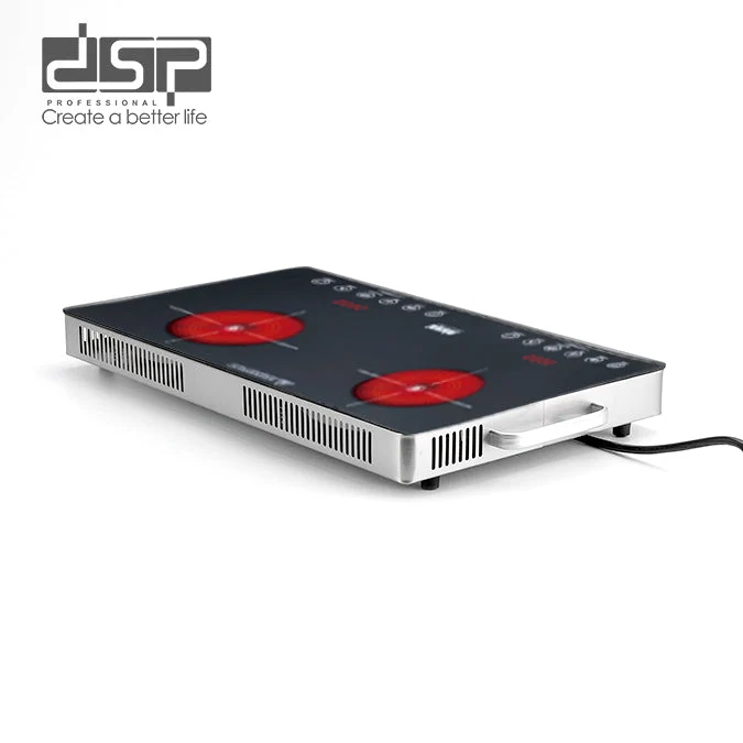 DSP 2000W Infrared Cooker – Dual Zone Electric Cooker with 10 Heat Settings & Touch KD5079