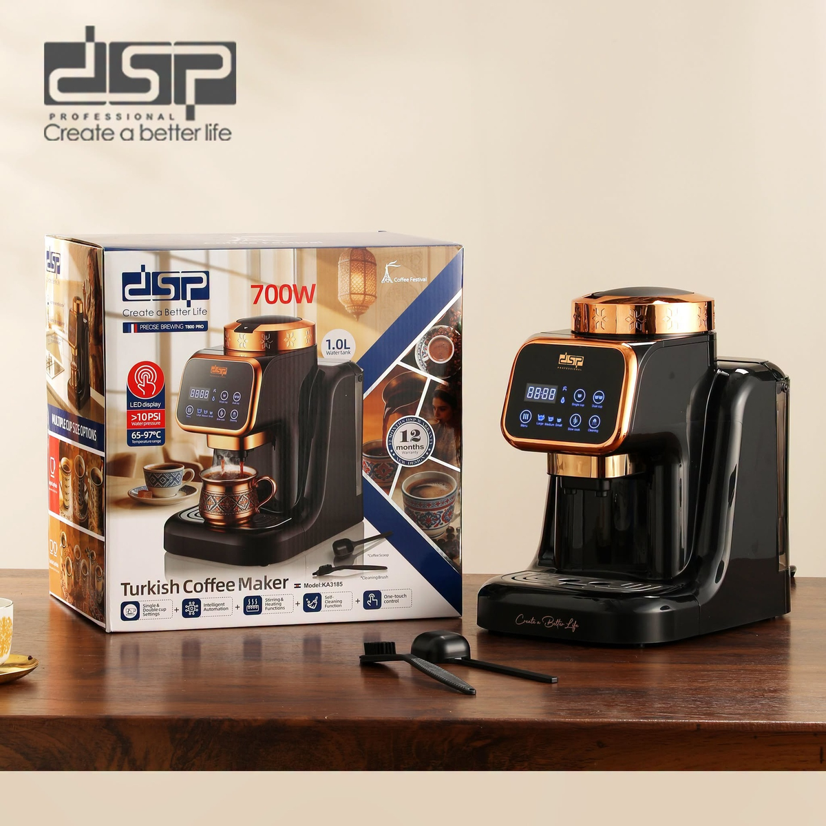 Dsp Professional Turkish Coffee Maker KA3185