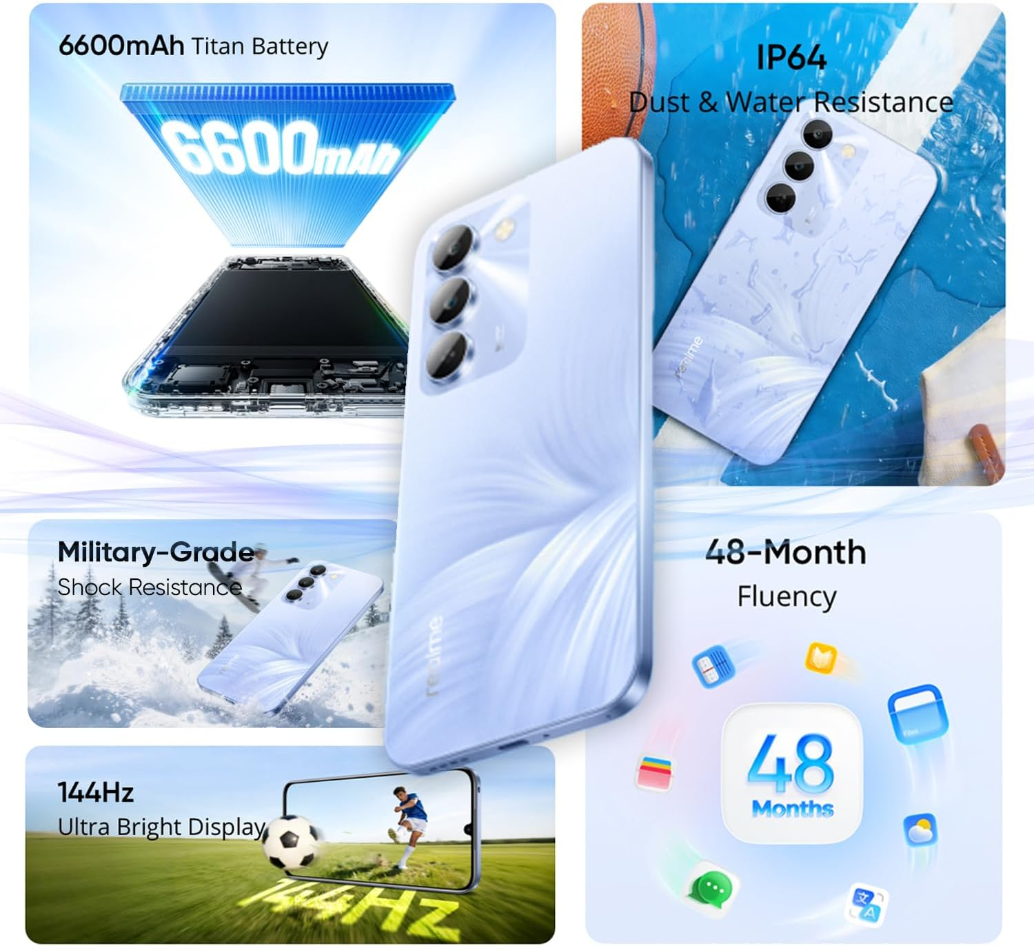 Realme C100 NFC 5G Dual-SIM 128GB ROM + 4GB RAM