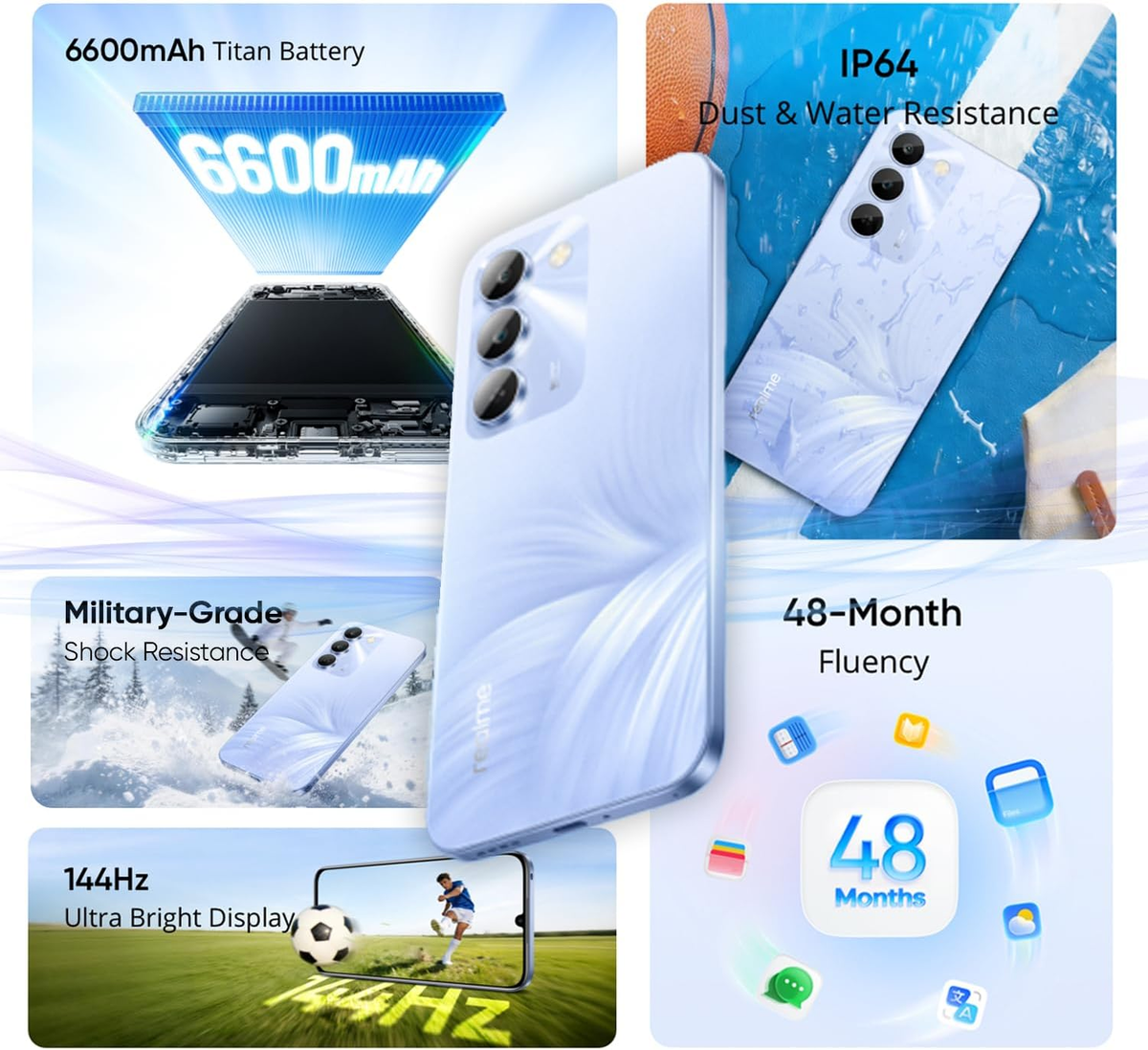 Realme C100 NFC 5G Dual-SIM 128GB ROM + 4GB RAM