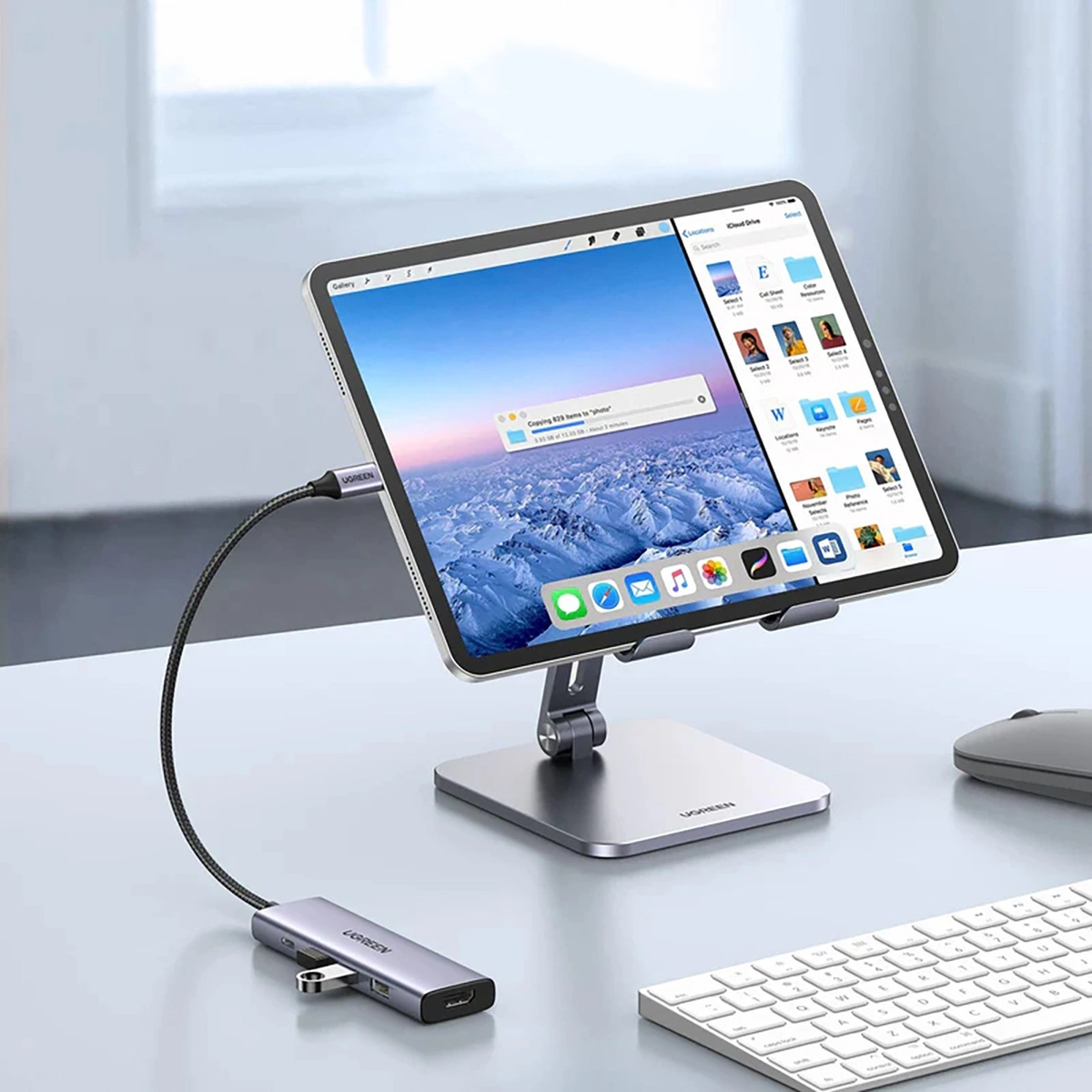 UGREEN 15596 CM511 5-in-1 USB-C 4K 30Hz Multifunction Adapter Hub (Space Grey)