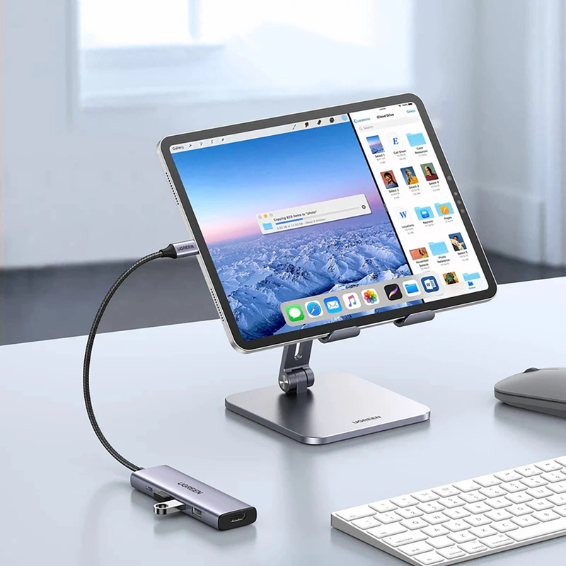 UGREEN 15596 CM511 5-in-1 USB-C 4K 30Hz Multifunction Adapter Hub (Space Grey)