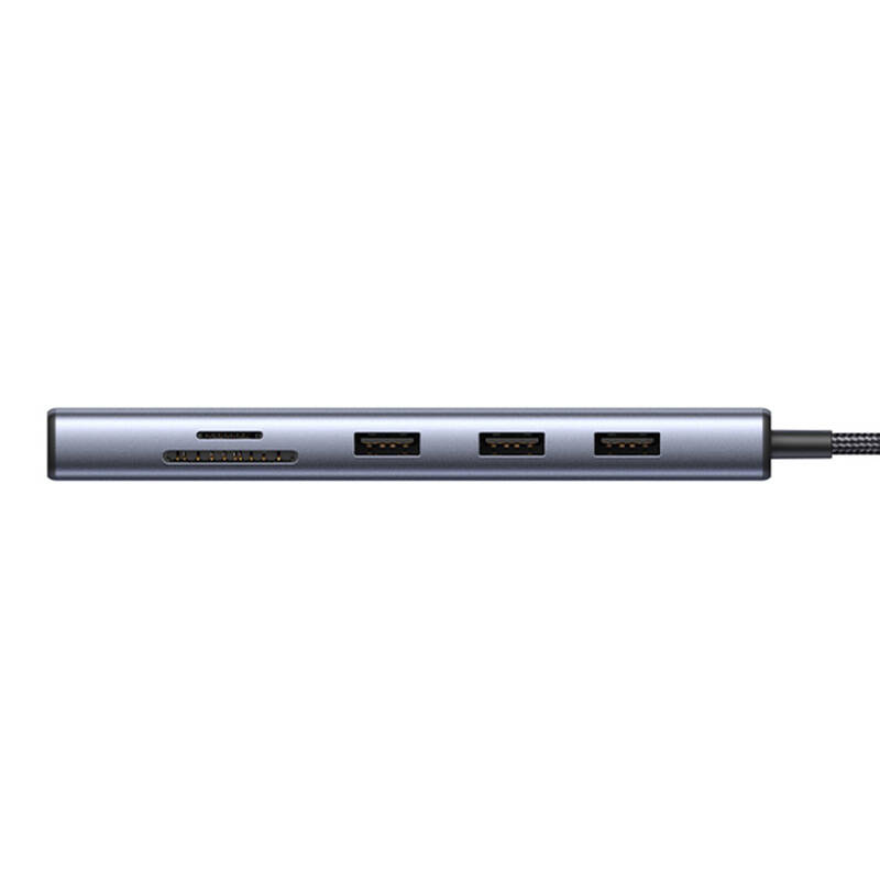 UGREEN CM498 10-in-1 Adapter USB Hub to 3x USB-A 3.0 HDMI VGA RJ45 SD/TF AUX3.5mm PD Converter