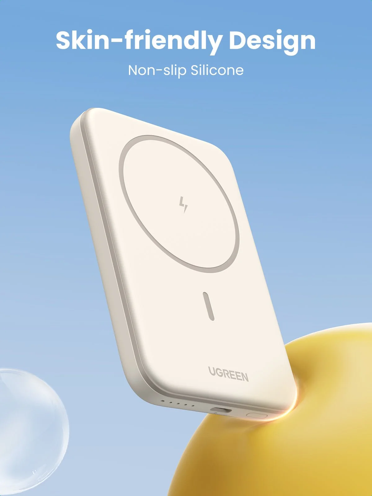 UGreen Powerbank 5000 Mah Magnetic White