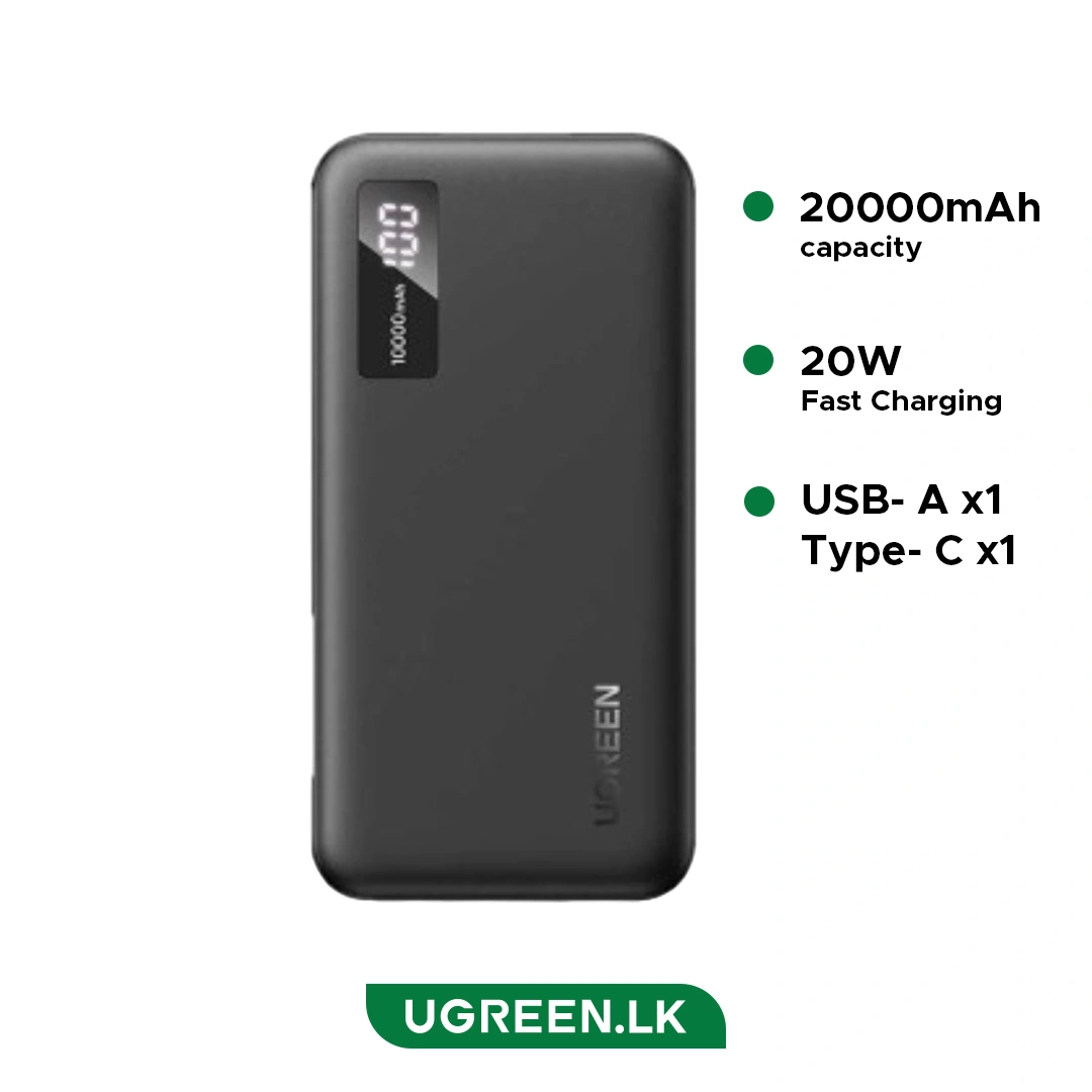 UGREEN 20000mAh 20W Two-way Fast Charging  PB312