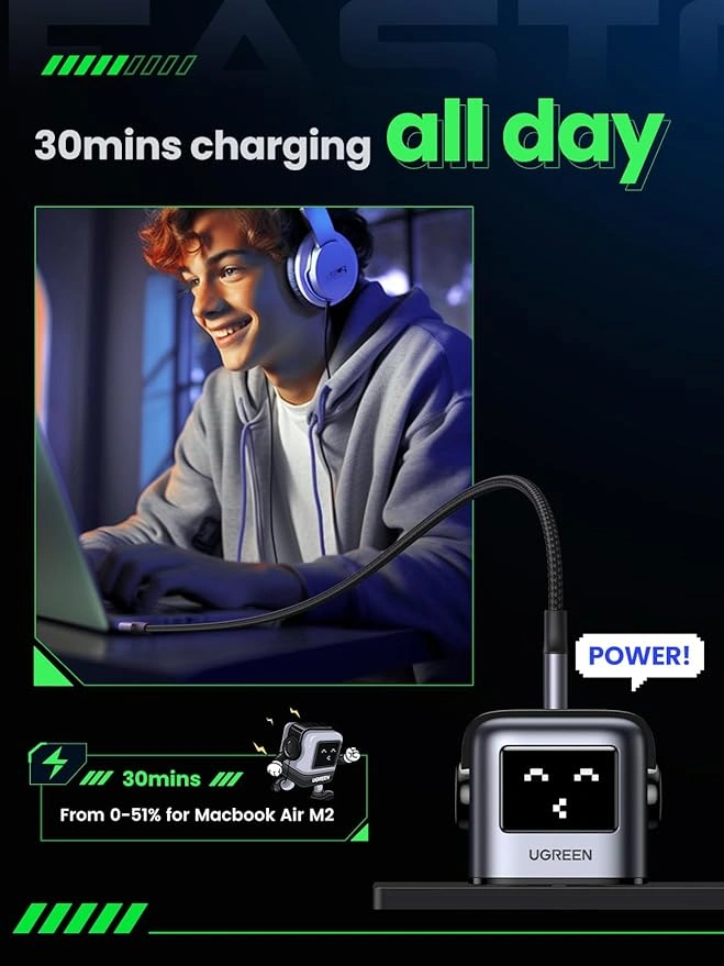 Ugreen  UNO RG 65W PORT GaN Fast CD361
