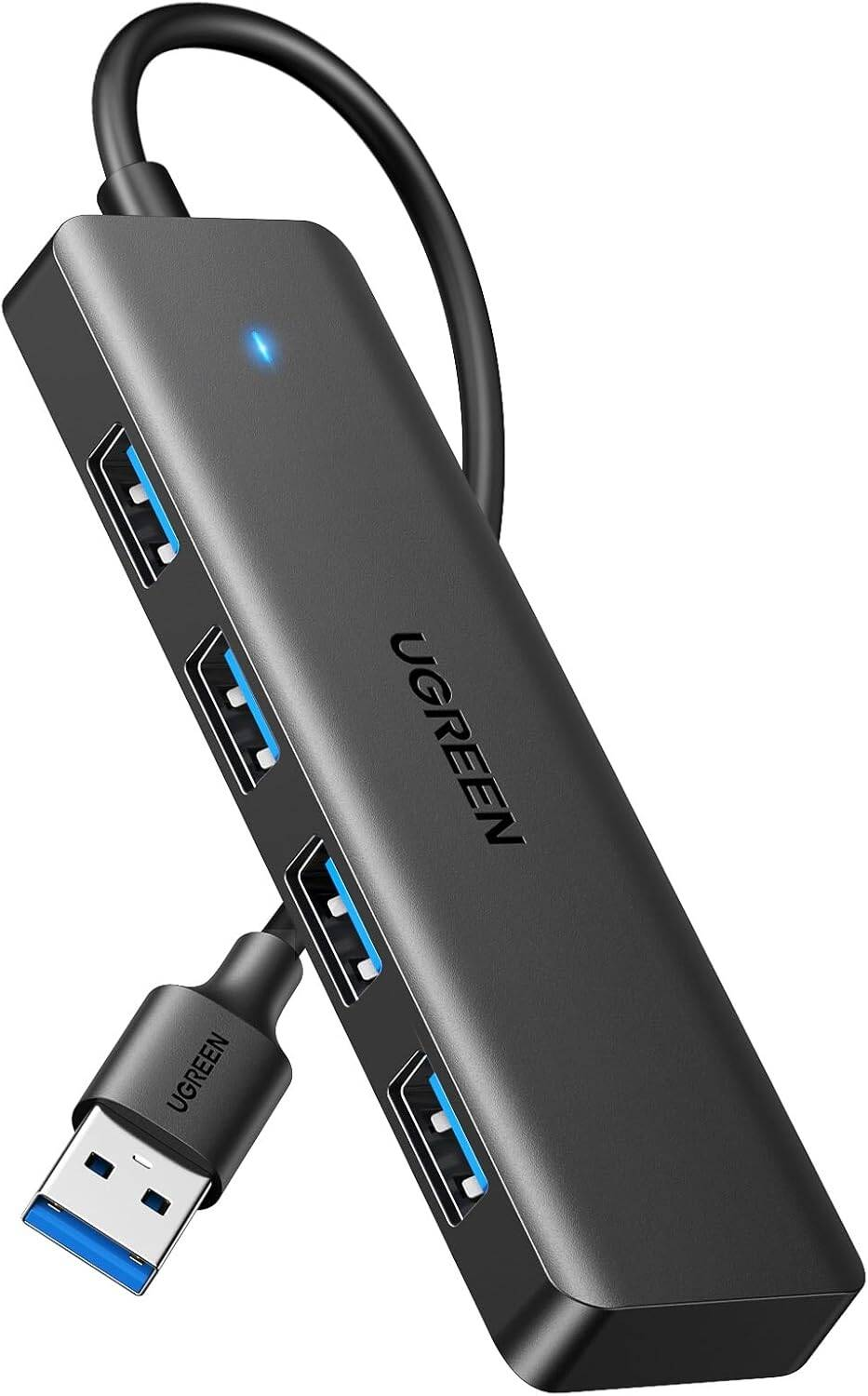 UGREEN CM219 USB Hub (25851) 4 x USB-A 3.0 Black