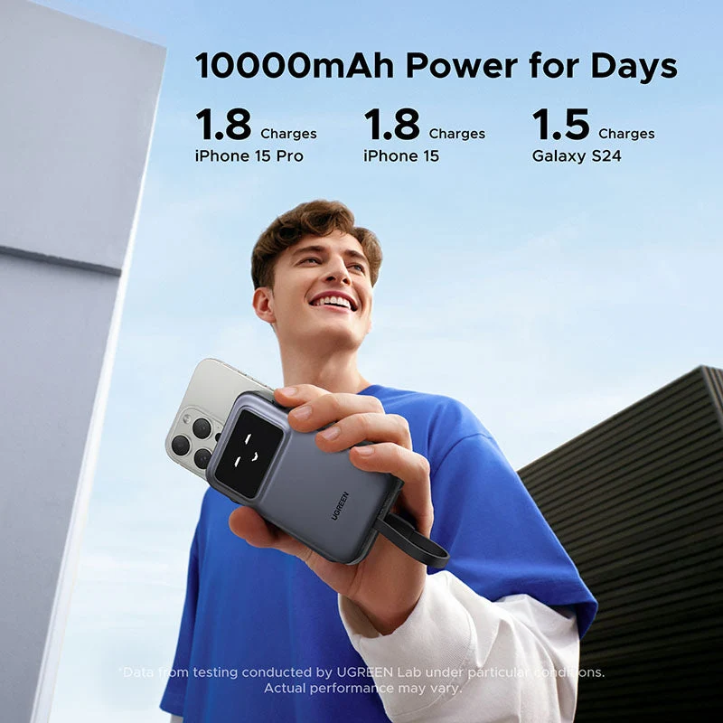 UGREEN  10000mAh Black Power Bank PB511