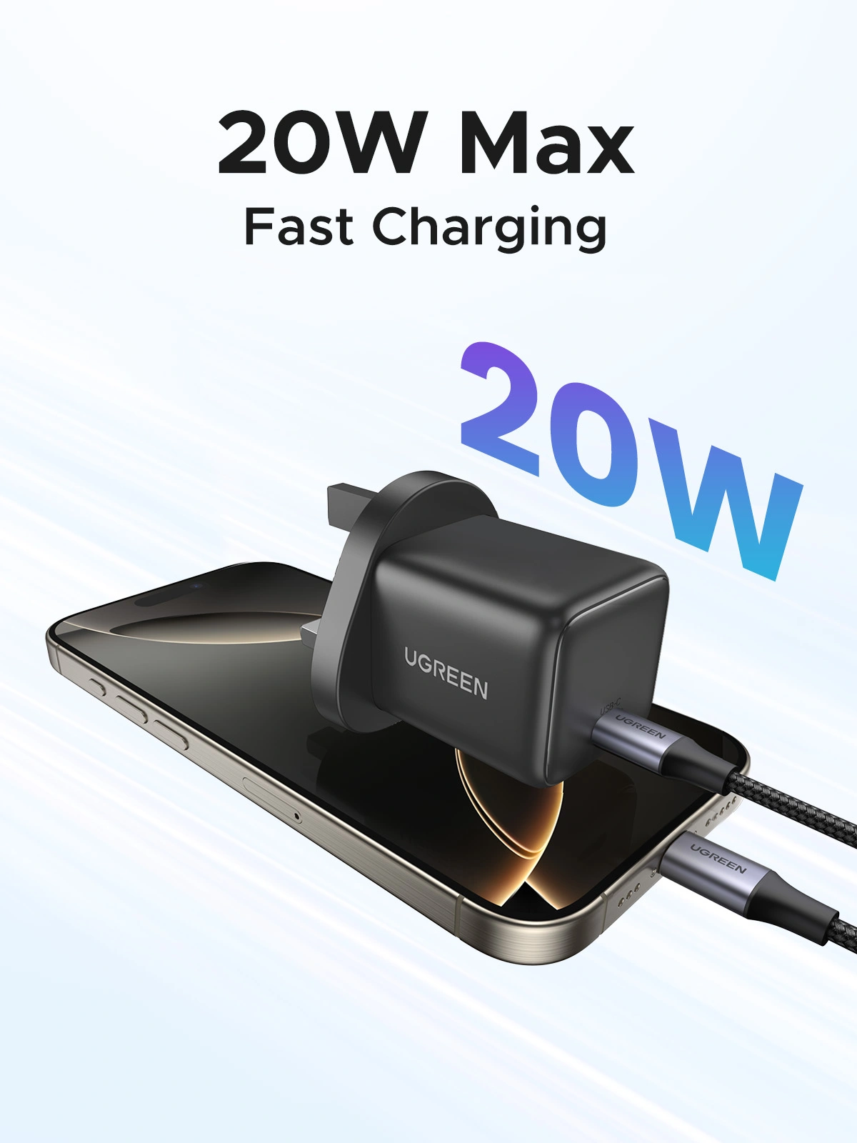 UGREEN USB-C GaN (20W) Fast Charger Adapter   X512