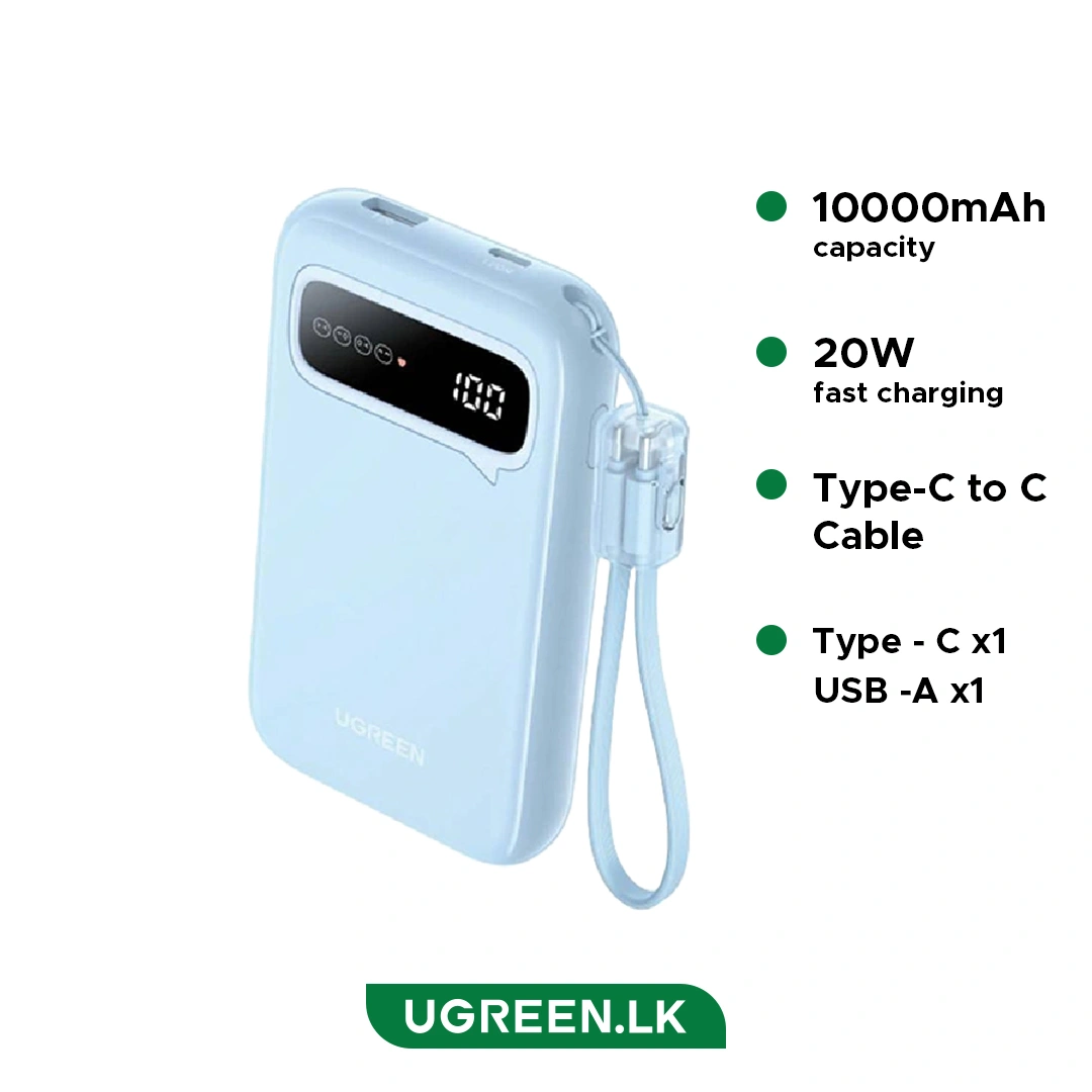 UGREEN 10000MAH TWO-WAY FAST CHARGING PB522