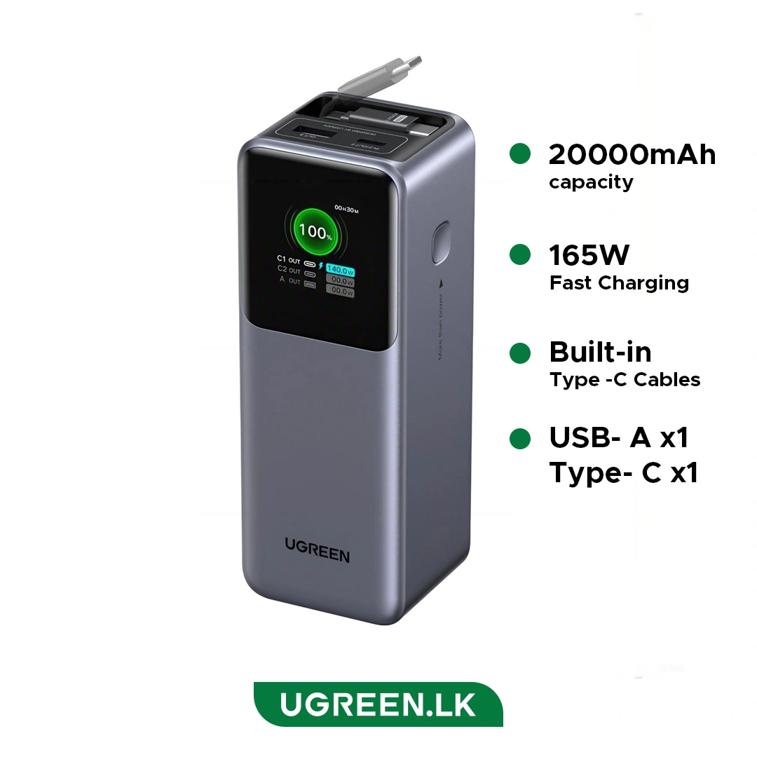 UGREEN 20000MAH (165W) FAST CHARGING  PB726