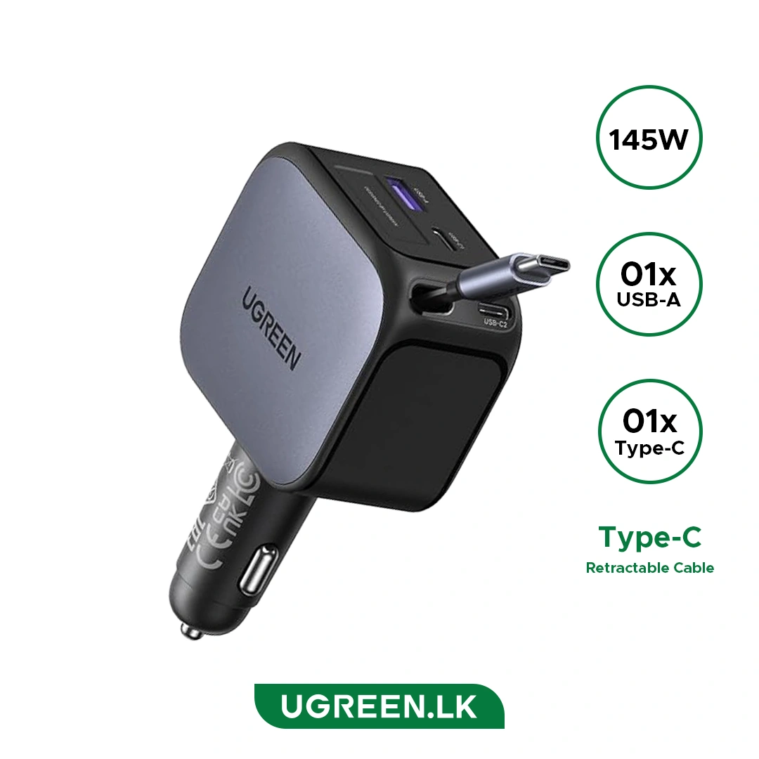 UGREEN 145W Nexode Car Charger  EC604