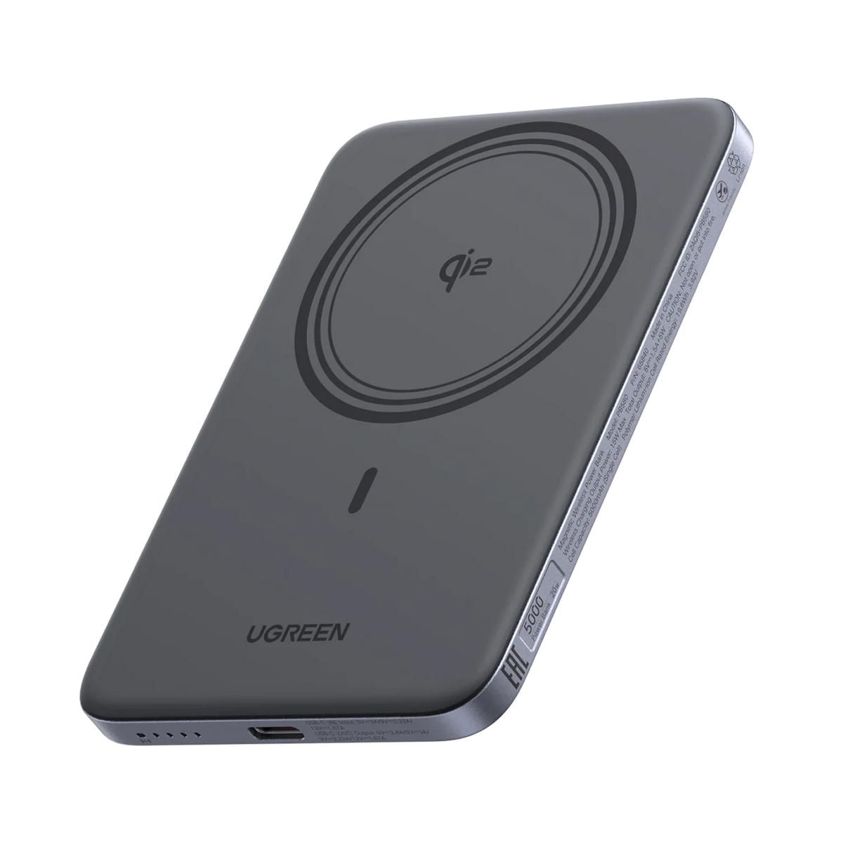 Ugreen Powerbank 5000 MAH PD 20W Magnetic Gray