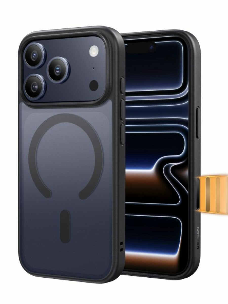 UGREEN Magnetic Protective Case for iPhone 17 Pro Max Black