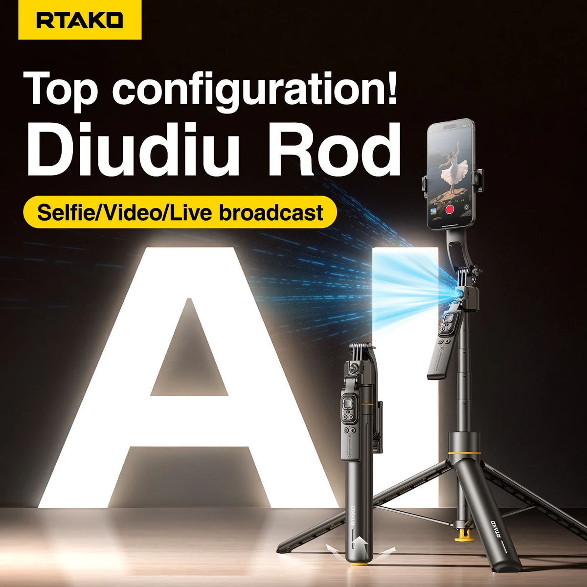 RTAKO TT07/TT07SS 360 AI FOLLOW UP DIUDIU POLE