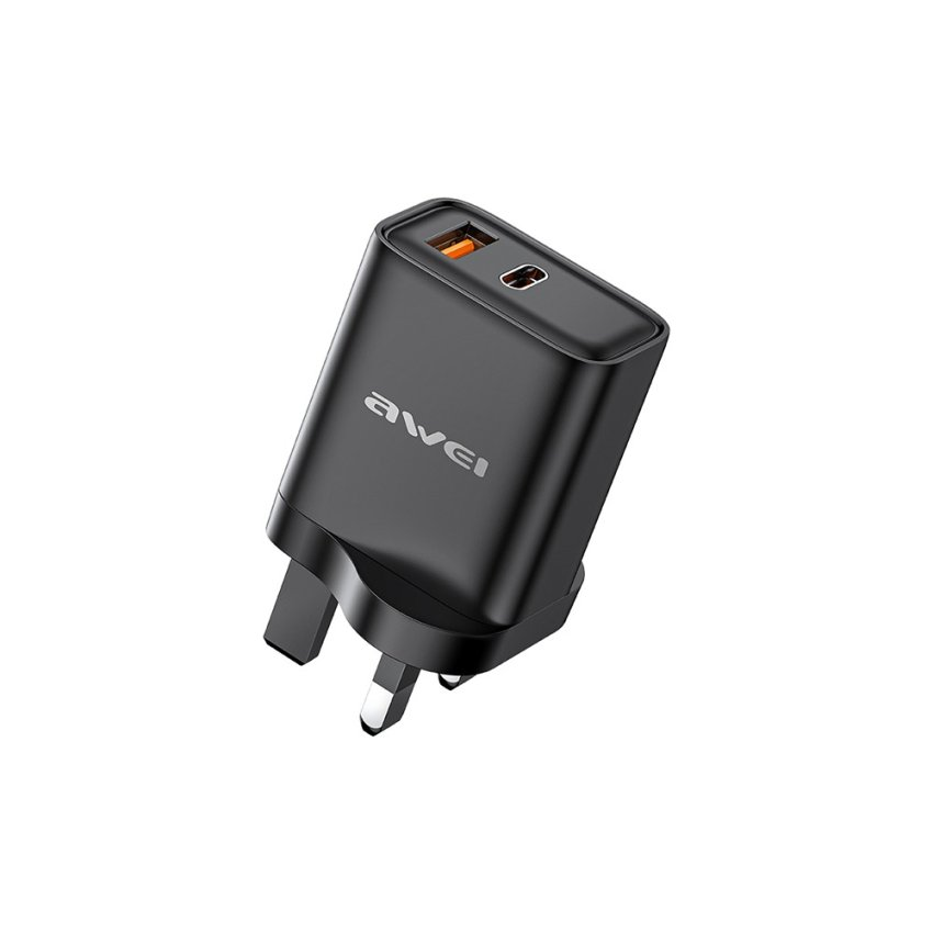 AWEI 22.5W UK wall charger PD81-UK-Black