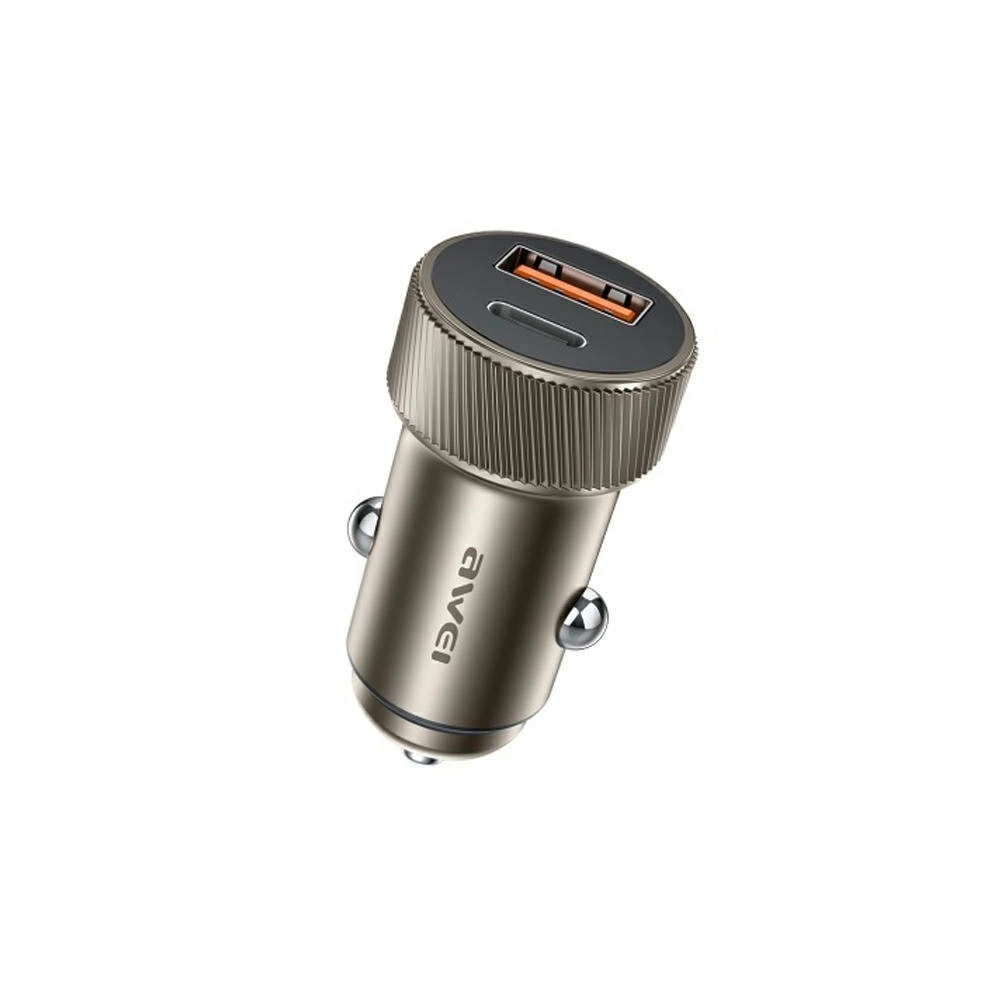 AWEI Car Charger 33W C857-Coffee