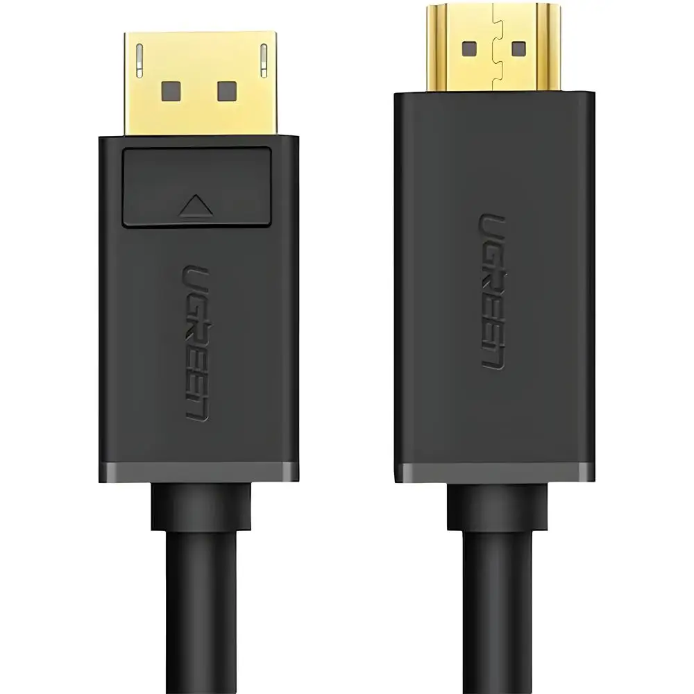 Ugreen DP MaletoHDMI Male Cable 5m Bk (DP101-10204B)