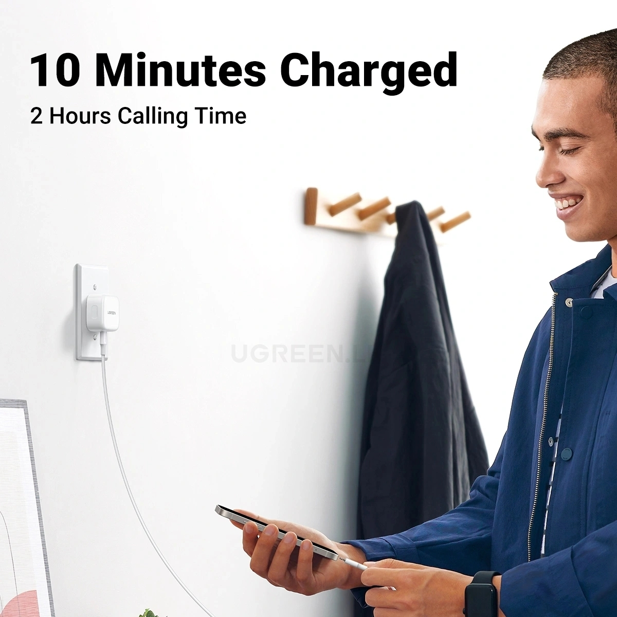 UGREEN PD 30W iPhone 16 Charger with USB C to USB C Cable Set Type-C