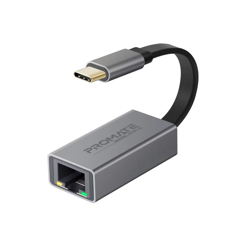 PROMATE GigaLink-C High Speed USB-C to RJ45 Gigabit Ethernet Adapter