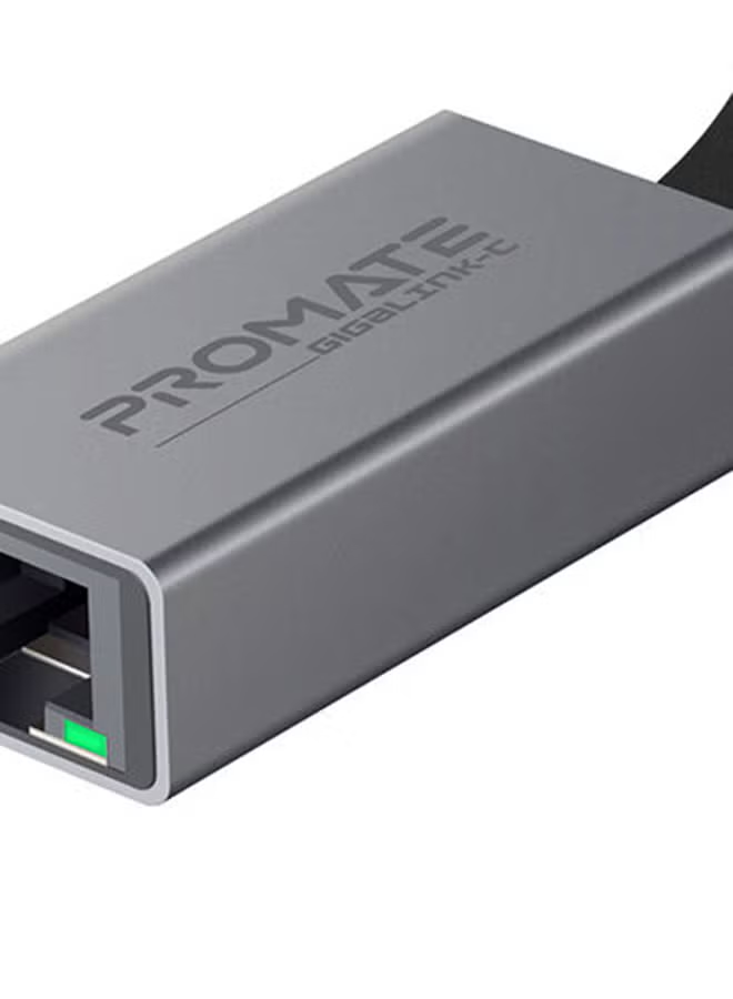 PROMATE GigaLink-C High Speed USB-C to RJ45 Gigabit Ethernet Adapter