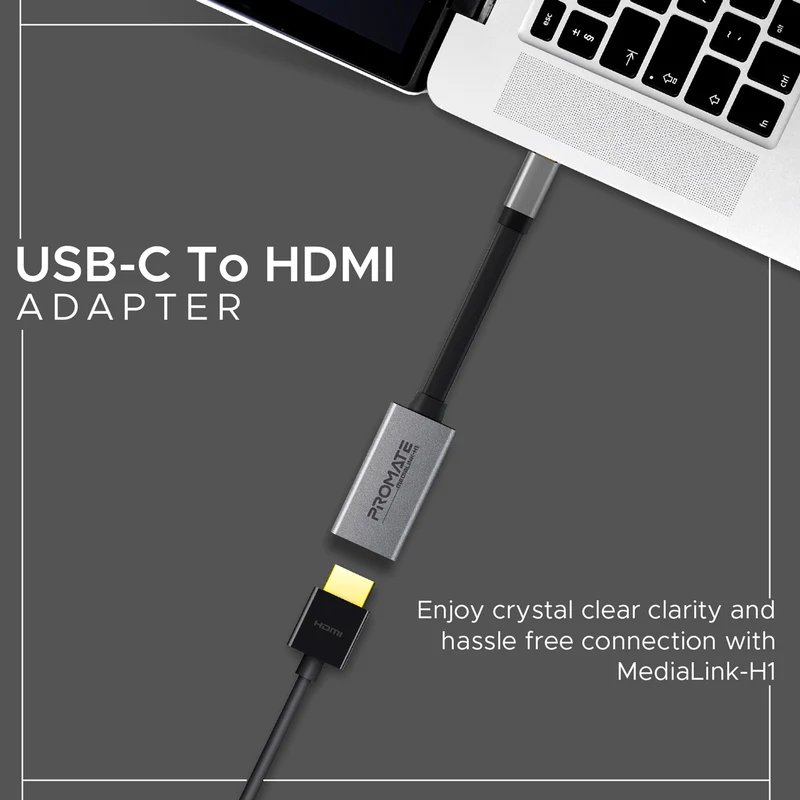 PROMATE MediaLink-H1 4K High Definition USB-C to HDMI Adapter