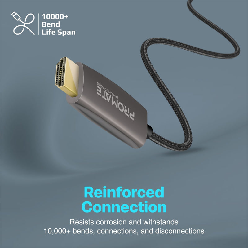 PROMATE ProLink-DP200 4K@60Hz DisplayPort to HDMI Cable,2m Cable Length