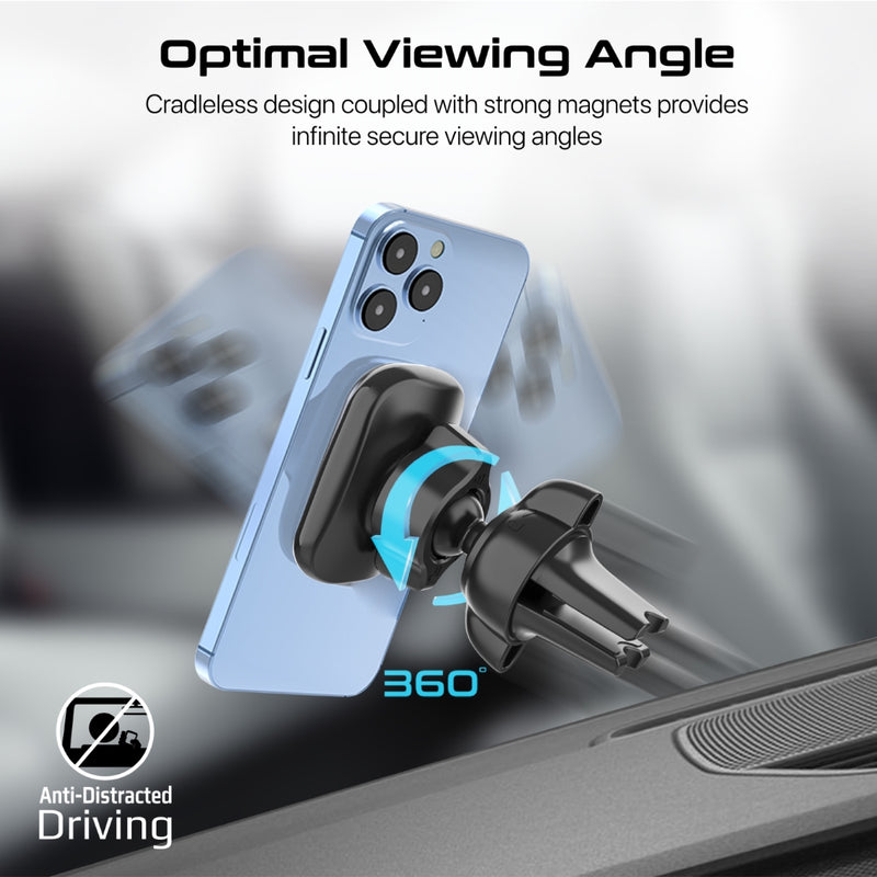 VentMag-L Secure Magnetic AC Vent Mount with 4 Magnets