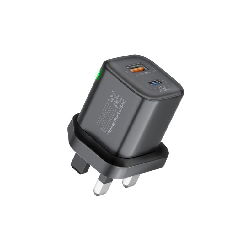 PROMATE PowerPort25AC.25W High Speed Wall Charger