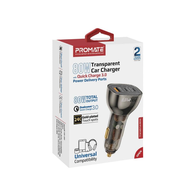 TransDrive-80W 80W Transparent Car charger