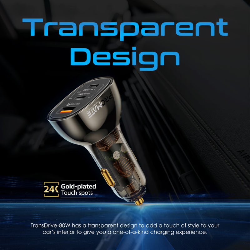 TransDrive-80W 80W Transparent Car charger