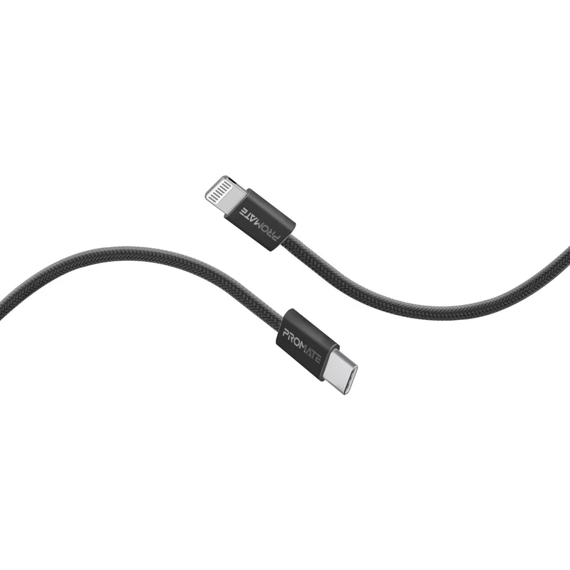 PROMATE EcoLine-Ci120  27W PD USB-C to Lightning Cable, 120cm length
