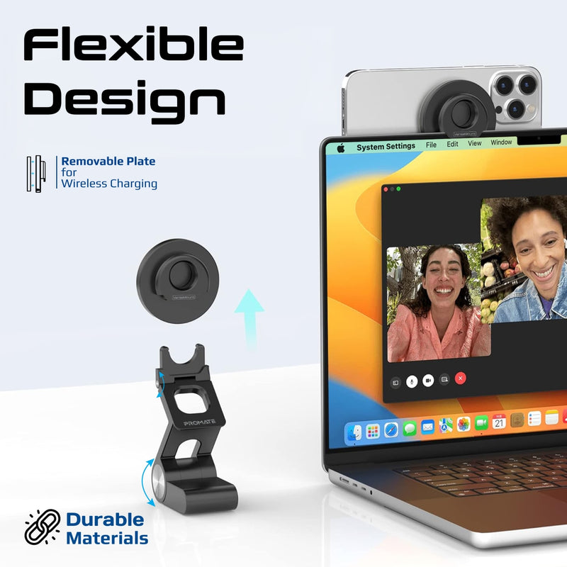 PROMATE VersaMount. MagSafe Compatible foldable Phone Stand with Monitor