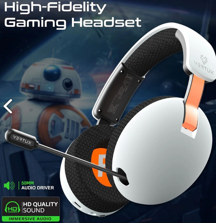 PROMATE BB-8 High Fidelity Tri-Mode Connectivity Gaming Headset w