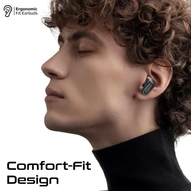 PROMATE Lush-Pro.White High Fidelity TWS BT V5.4 Earbuds with Intellitouch