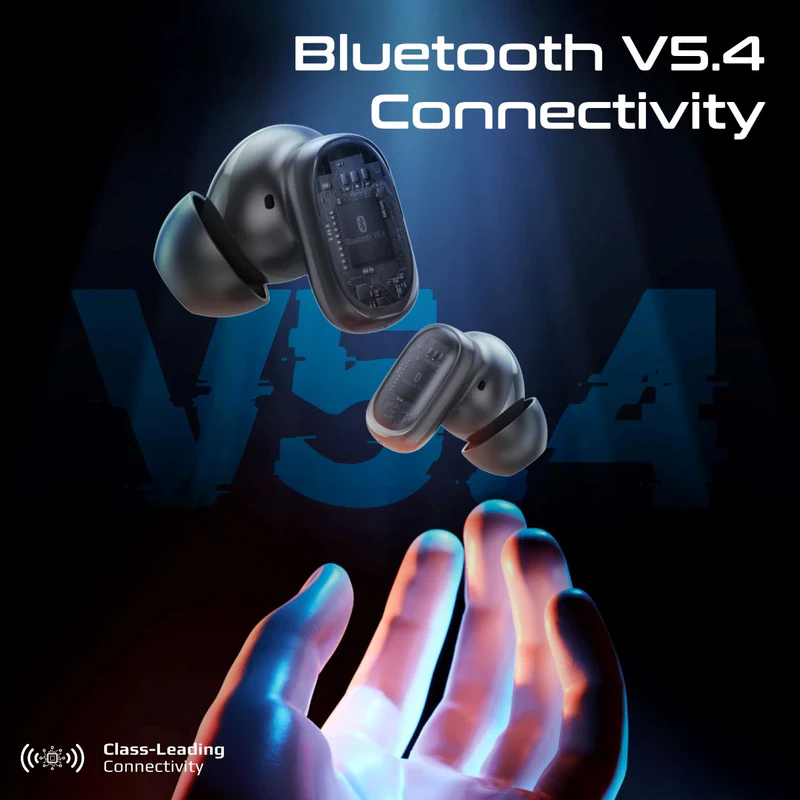 PROMATE Lush-Pro.White High Fidelity TWS BT V5.4 Earbuds with Intellitouch