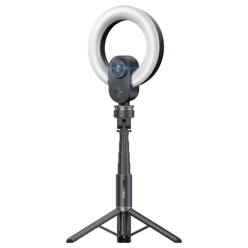 PROMATE VistaCam Full HD Web Camera with integrated 5.5" Ring Light