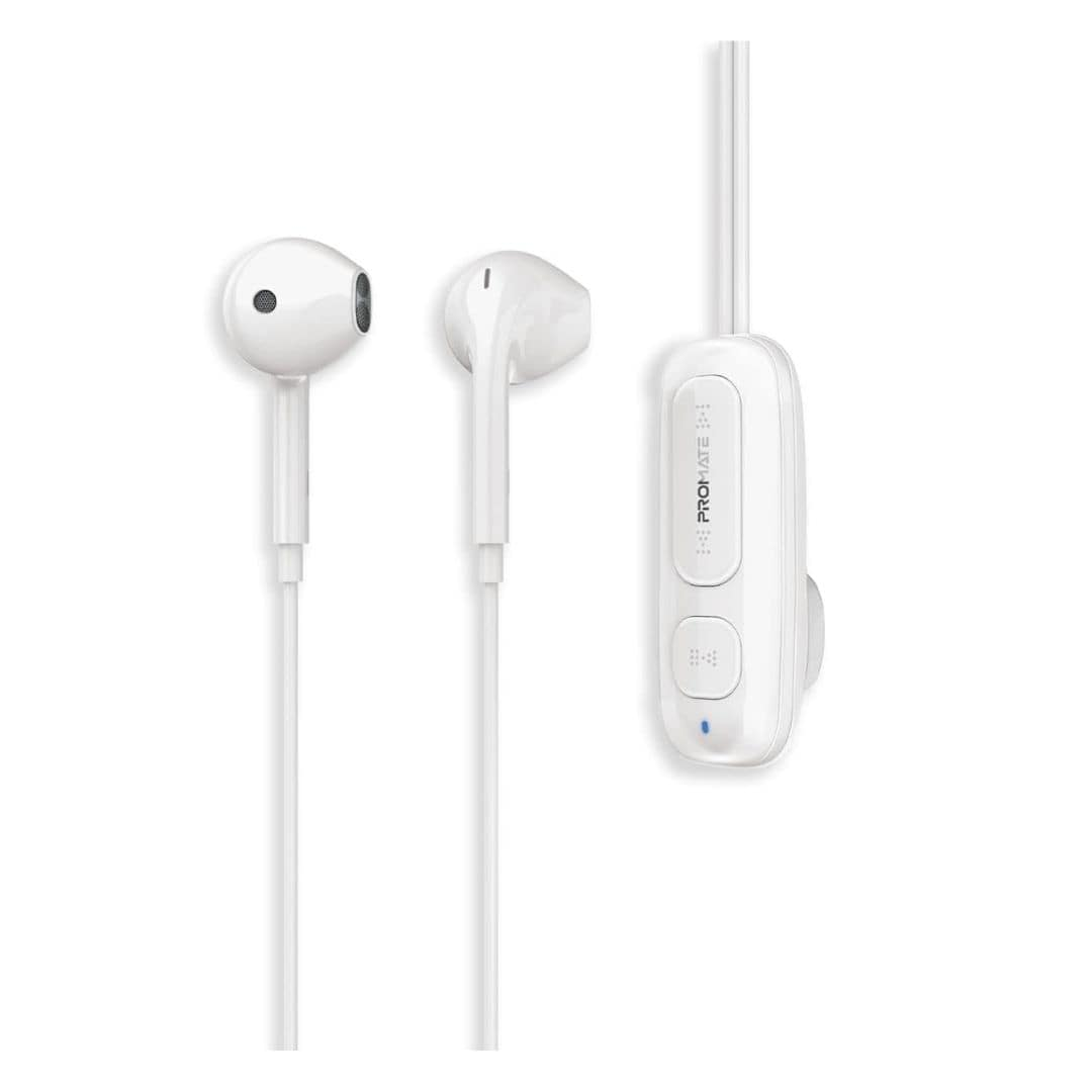 Latch.White High Definition BT V5.3 Wireless Clip-on Earphones,