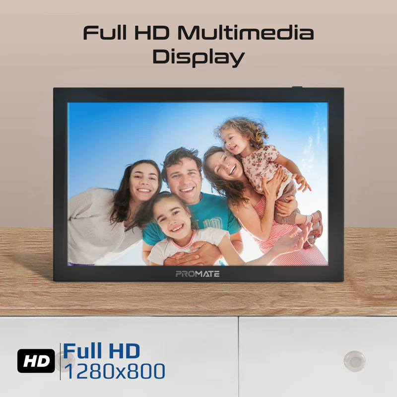 PROMATE Memoria-10.1" Full HD Multimedia Digital Photo Frame, 16Gb