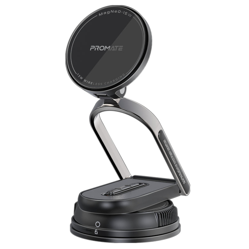 PROMATE MagNeo-15W 15W MagSafe Compatible Wireless Phone Charger Mount