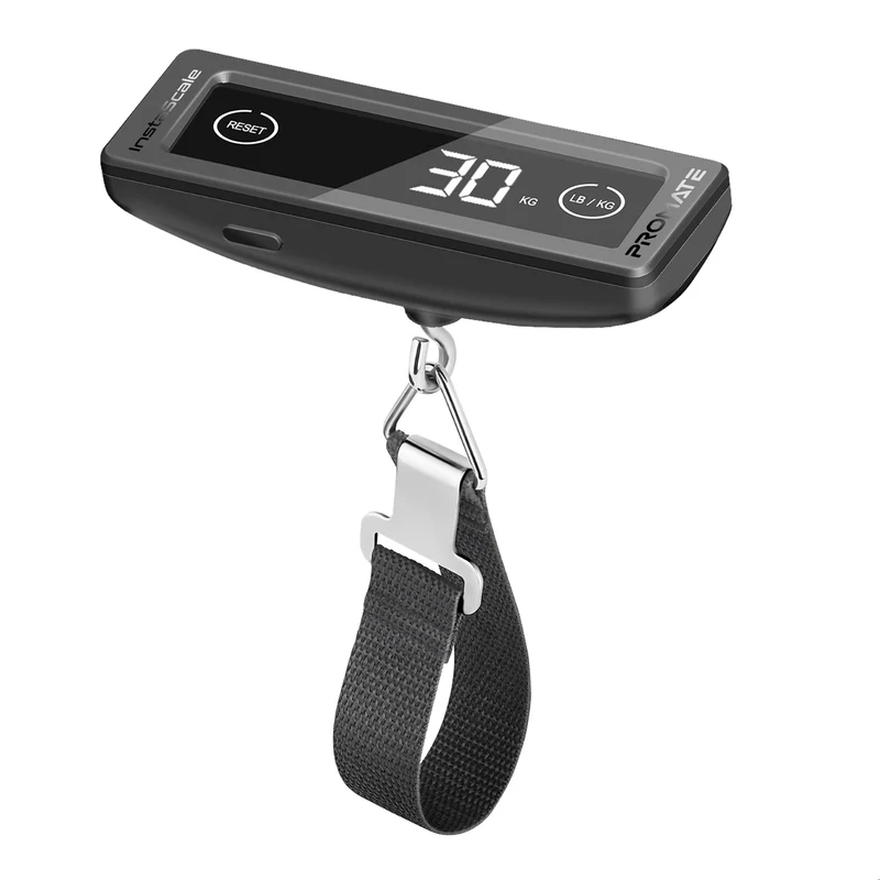 PROMATE InstaScale Mini Digital Luggage Weighing Scale w/ Touch Screen LCD