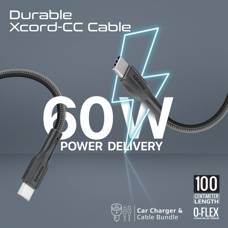 PROMATE DriveGear-33Ci High Speed Compact Car Charger with 33W Power