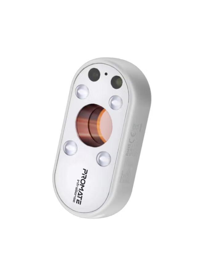 InfraSense.White Portable Infrared Camera Detector, Rechargeable Battery