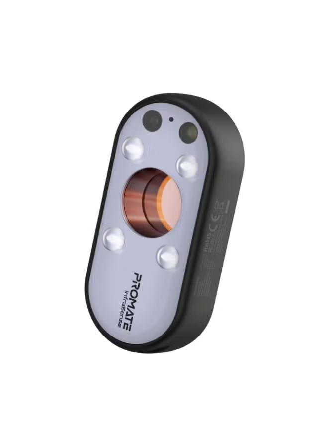 InfraSense.White Portable Infrared Camera Detector, Rechargeable Battery