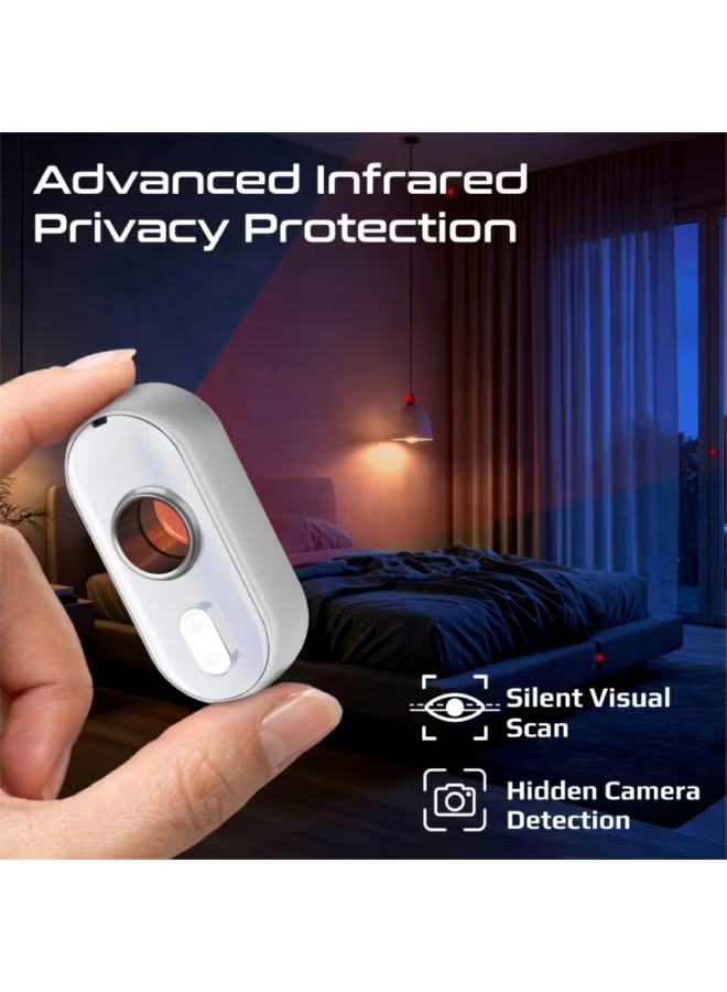 InfraSense.White Portable Infrared Camera Detector, Rechargeable Battery